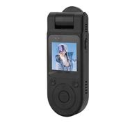 Yctze 2K Body Camcorder, 180° Rotating Lens, 140° Wide Angle, Motion Detection, Li Battery, for Property Security, Deliver Workers, Study Meetings