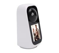 Yctze 2K Security Camera, Human Detection Indoor Security Camera with 2.8 Inch HD Color Screen, APP for Home, Featuring Long Lasting Clear Image Display, Touch Call Design