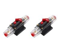 Yctze 2PCS 50Amp -100Amp Circuit Breaker Reset Fuseholder Car Boat Fuse Holder 12-24V New 80A Yacht Spare Parts