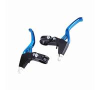 Yctze 2pcs Aluminium Mountain Bike Brake Lever Handles - Lightweight Alloy Clutch Levers in 4 Colors (Blue)