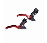 Yctze 2pcs Aluminium Mountain Bike Brake Lever Handles - Lightweight Alloy Clutch Levers in 4 Colors (Red)