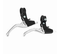 Yctze 2pcs Aluminium Mountain Bike Brake Lever Handles - Lightweight Alloy Clutch Levers in 4 Colors (Silver)