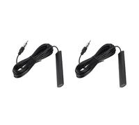 Yctze 2PCS Car Radio Aerial 309 Universal Car FM Radio Antenna Patch Aerial Windscreen Mount 5M Cable Automotive Exterior