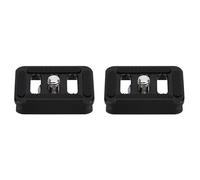 Yctze 2PCS Rapid Connect Adapter Mini Portable Aluminium Alloy Quick Release Plate Camera Mount Tackle Photography Accessory