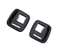 Yctze 2pcs Rear Seat Backrest Lock Trim Seat Catch Cover Backrest Lock Catch Cover ABS Replacement Black Fit for A Class W176 CLA Class C117 GLA X156