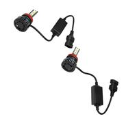 Yctze 3 Colors LED Headlight Bulbs, Brighter High Low Beam LED Headlight, DC 1224V with Ballast for Various Car Models, Efficient Cooling System, Energy Saving, Design (H8/H9/H11/H16