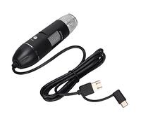 Yctze 3-in- LED Digital Microscope, 50X-1600X Magnification, USB, Type C Compatibility for and Users