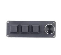 Yctze 3 Key Programmable Keypad Keyboard USB Wired & with Customizable Knob for Ulti Control