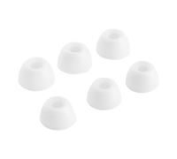 Yctze 3 Pairs Soft Silicone Ear Tips S M L Size Replacement for Buds 2 SM R177, Comfortable & Practical Design (White)