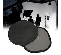 Yctze 30cm Portable 18% Gray White Balancing Card Dual-sided Focusing Board Reflector Plate for & Digital Cameras