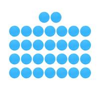 Yctze 30pcs 21.5mm EVA Foam Balls - Soft Foam Training Balls Indoor and Practice, Lightweight, Safe Swing Practice, All Skill Levels (Blue)