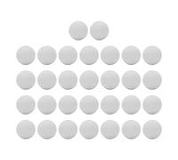 Yctze 30pcs 21.5mm EVA Foam Balls - Soft Foam Training Balls Indoor and Practice, Lightweight, Safe Swing Practice, All Skill Levels (White)