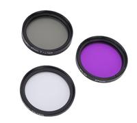 Yctze 37mm Camera Lens Filter Kit 3 in 1 CPL Protection Filters for DSLR Photography with Optical Glass Lightweight Aluminum Pouch