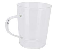 Yctze 380ml High Borosilicate Glass Milk Cup - Thermal Coffee Mug for Hot and Cold Beverages - Easy to & Odorless Ideal for Home, Kitchen, Hotels, Coffee Shops (Transparent Color)