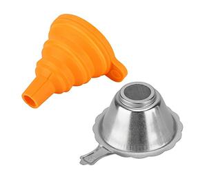 Yctze 3D Printer Resin Filter Funnel - Light Curing Consumable Filter | Silicone Strainer Filters, Compatible with Wash & Cure Machine Plus | Water Washable, Transparent