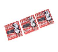 Yctze 3pcs 1.5A 2-Way Motor Driver Module - PWM Speed Control H Bridge - L298N Replacement Robotics, Cars, and Toy Cars - Dual H-Bridge Motor Driver Forward/Reverse Rotation