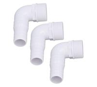 Yctze 3Pcs 90 Degree Elbow Connector Fitting SPX1105Z3, SPX1105Z4 & SPX1091Z7 - Plastic Pool Connector, Proof Design Efficient Pool System Integration
