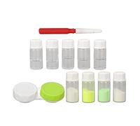 Yctze 4 Colors Luminous Watch Powder Set with Mixing Liquid - Vibrant, Portable & Complete Tool Kit for Watch Repair and Artistic Creations