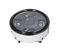 Yctze 4 in 1 Car Instrument Assembly Fuel Gauge Oil Pressure Sensor Gauge Water Temperature Gauge Voltmeter 12V with Warning Indicators for Cars Trucks SUVs