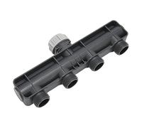 Yctze 4 Way Garden Tap G3/4 Thread Water Splitter - Multipurpose Hose Splitter Irrigation Valve for Garden, Patio, Farm - Easy to Use & Convenient Hose Connector