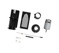 Yctze 40mm RC Boat Jet Pump Thruster Set with 775 Brushed Motor for Sailing and Enhanced Performance in (Black)