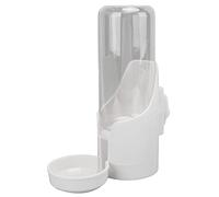 Yctze 450ml Leakproof Dog Water Dispenser - Automatic Feeding Water Bottle Dogs, Cats, and Rabbits. Durable, Eco-Friendly, Easy Clean Design, Perfect Keeping Pets Hydrated & Home (white drinking