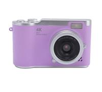 Yctze 48MP 18X Zoom Auto Focus 4K Digital Camera with 2.4 Inch Screen, Professional Compact Camera for Daily Travel, Friends Gatherings, Graduations (Purple)