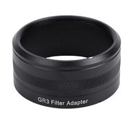 Yctze 49MM Filter Adapter Ring, Aviation Aluminum Alloy Fit for Ricoh GR3 Camera Lens, with 49MM Thread for Wide Angle Macro Telephoto Lenses, Precise 1:1 Design Replaces GA1 Adapter