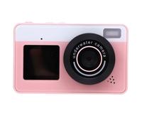 Yctze 4K Digital Camera 48MP 3 Meter IP68 Water Proof 18X Zoom Vlog Camera with Front Rear Dual Screens for Teens Beginners (Pink)