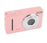 Yctze 4K Digital Camera 64MP Video Camera with 18x Digital Zoom 2.4inch Screen CMOS Metering System Portable Compact Travel Camera for Beginners Teenagers (Rosy)