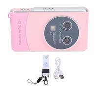 Yctze 4K Digital Camera Double Lens 36MP 15x Zoom Auto Focus 3 Inch Screen Anti Shake Vintage Camera for Campus Travel (Pink)