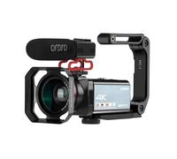 Yctze 4K Digital Video Camera, 30X Zoom, WiFi Function, Remote Control, 3.5 Inch IPS Screen, Lightweight, Portable, 13MP CMOS, Face Detection, Anti Shake with 64GB Memory Card, Wide