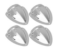 Yctze 4PCS Marine Wire Cable Vent Cover 316 Stainless Steel Clamshell Cable Cover Hole Ventilator for Yacht RV Sailboats with Flip Design Easy Installation