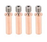 Yctze 4PCS Professional Metal Heatbreak Kit for 3D Printer - Copper Alloy Extruder Throat Tube Replacement for Sidewinder X1, Enhanced Printing Performance (#3)