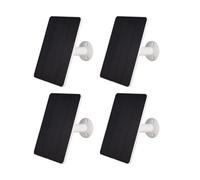 Yctze 4PCS Solar Panel for Arlo Pro 6 6 XL 6V 5W High Efficiency Solar Panels IP65 Weatherproof with Adjustable Mounting Bracket 9.8ft Cable Type C Adapters for Outdoor Security Camera