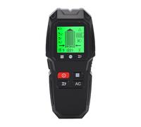 Yctze 5 in 1 Wall Scanner Detector Stud Finding - LCD Display Wood, Metal, AC Wires, Joists & Cables, Home Improvement Projects - Lightweight, Ergonomic Design, Black