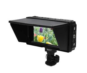 Yctze 5-Inch IPS Touchscreen Camera with 2000 Nits Brightness, Dual Battery Slots, and Versatile Mounting Options for Filmmaking