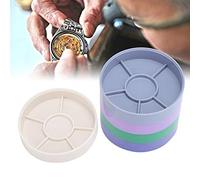 Yctze 5 Layer Watch Storage Plastic Round Watch Tool Holder Container Screws Accessories Cabinets & Cases