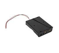 Yctze 5 Pack Battery Box/Cover Holder with 3 Slots and Color-Coded Wires for Serial Connection