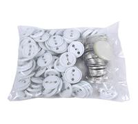 Yctze 500 Pcs 44mm/1.75in Button Badge Parts for Customization and Decoration
