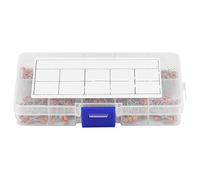 Yctze 500pcs 50V Monolithic Ceramic Capacitor Assorted Kit 10 Values 10PF to 680PF for Electronics Proj 500pcs Capacitor，ceramic 50V，monolithic Assortment，electron