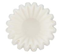 Yctze 50Pcs Wavy Coffee Filter Paper for Cake Cup - Unbleached and Odorless Replacement for Home Brewing and Coffee Shops