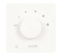 Yctze 50W Volume Control Knob with 5 Adjustable Gears (White)