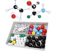 Yctze 54Pcs XMM-067 Molecular Model Kit Set - Build Structures with and Stick Models - Eco-friendly Educational Teaching Aids Chemistry Classrooms & Ideal Methane, and