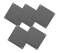 Yctze 5Pcs 120mm PC Computer Fan Cover with Noise Reduction and Aesthetic Design - PVC Storage Bag