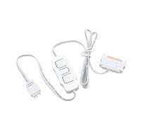 Yctze 5V 3 Pin ARGB Controller Compact Design Remote for DIY PC Fans and Coolers 1 Unit (White)