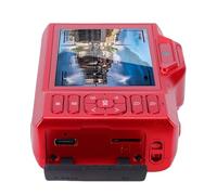 Yctze 64MP 4K Video Camera, Stunning Images, 18X Digital Zoom Camera, 1200mAh Battery, WiFi Connection, ABS Construction, 256G Support (Red)