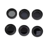 Yctze 6Pcs 1.25 Inch Telescope ND Filter Kit Moon Filter Set 6 Pcs ND2 ND4 ND8 ND16 ND32 ND64 with Aluminum Alloy Case for Astronomical Telescope Eyepiece