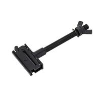 Yctze 7 Inch E Spare Tire Holder Mount - Zinc Galvanized Steel for Trailers, Trucks, Semis, and Motorcycles, Wall-Mount Carrier (Black)