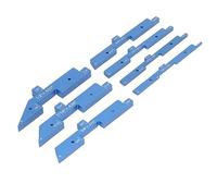 Yctze 7 PCS Aluminum Alloy Router Table Setup Block Kit with Clear Labels for Precise Woodworking Measurements